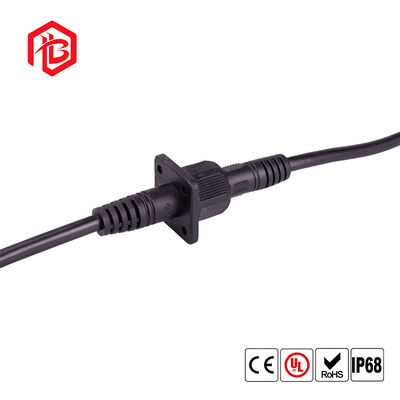 BETT M15 FLANGED IP68 Waterproof Plug with Nylon/PVC Housing (Male/Female)