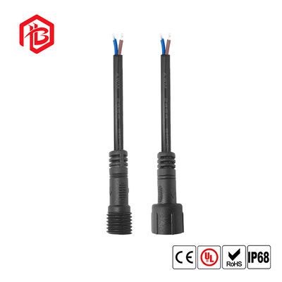 M10 PVC Male/Female Waterproof Plug with Copper Contact for Aerospace RF Applications