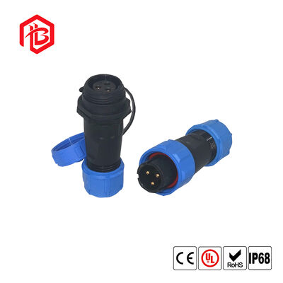 SP13F FLANGE SERIES AVIATION PLUG Copper Housing IP68 Waterproof 13A Rated Male/Female Cable Connector Power