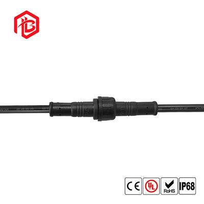 M11 Plugs IP65 Factory Price Male Female Black NylonAerospace UHF PCB Copper Contact 16A 500V Waterproof LED Lamp Connectors