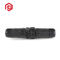 Black Nylon / PVC 3 Pin Waterproof Male Female Connector