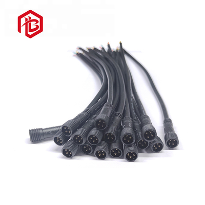 Conector de fio PVC M10 Ip67 IP68 à prova d'água 2 3 4 5 pinos Iluminação externa LED Conector de fio macho fêmea