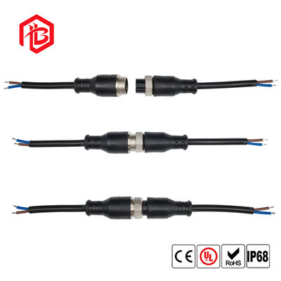 GX16 Homem/mulher resistente à água IP65 contato de cobre plugue elétrico metálico com caixa de PVC adaptador de 5 pinos