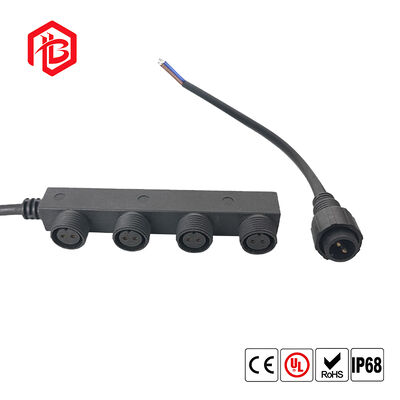 MÓDULO TIPO M19F Conector à prova d'água Contato de cobre macho/fêmea para sistemas aeroespaciais e de energia solar