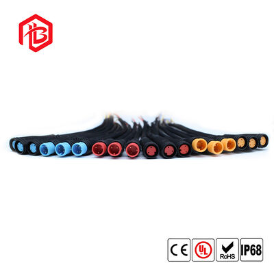 Conector impermeável M8 personalizado Transmissão de sinal de luz LED Painel solar Plug masculino e feminino