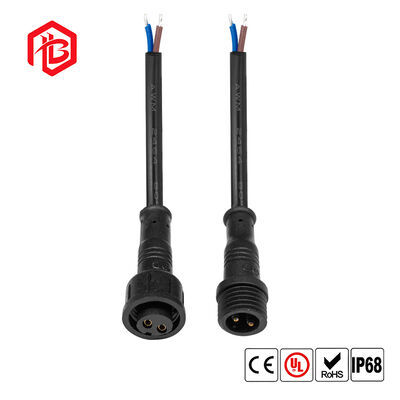 Conectores de lâmpada LED à prova d'água M11 Plugs IP65 Preço de fábrica Nylon preto macho/fêmea Contato de cobre UHF PCB 16A 500V