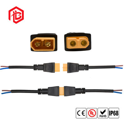 Conector de Alimentação XT60 de Latão Plugues Conectores Macho e Fêmea para Placa PCB Bateria Lipo Drone Aeroespacial UHF RF 2P