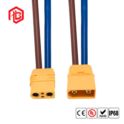 XT30 Conector de cobre de contacto masculino/feminino impermeável de casa de nylon aeroespacial 30A 60V IP68